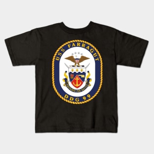 USS Farragut  (DDG - 99) wo Txt Kids T-Shirt